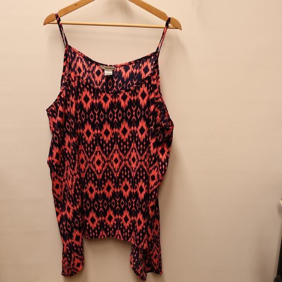 Ultra Teeze Size 3X Sun Top Assymetric Hem Sleeveless Drapes Nice - Picture 12 of 12